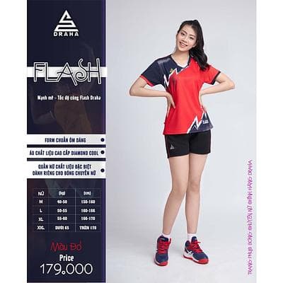 DRAHA FLASH NỮ - ĐỎ