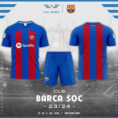 Quần Áo CLB BARCA 23/24 - XANH BÍCH