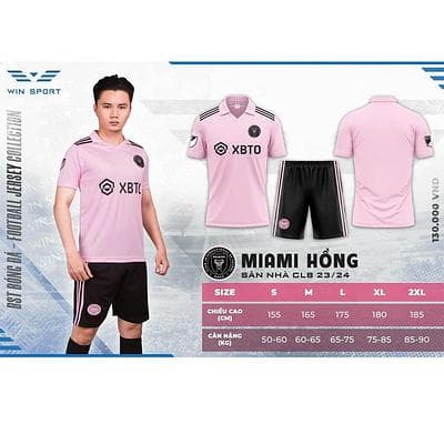 Quần Áo CLB MIAMI 23/24 - HỒNG