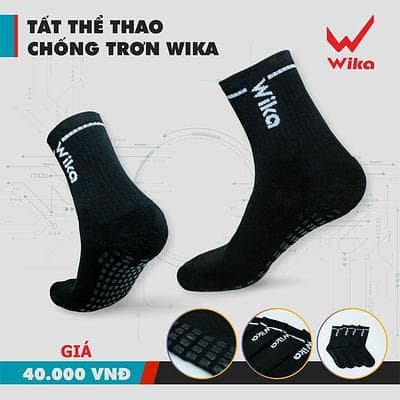TẤT CHỐNG TRƠN WIKA - ĐEN