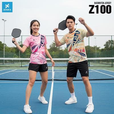 Áo Cầu Lông, Bóng Chuyền, Pickleball Zinex - Z100 (Nam