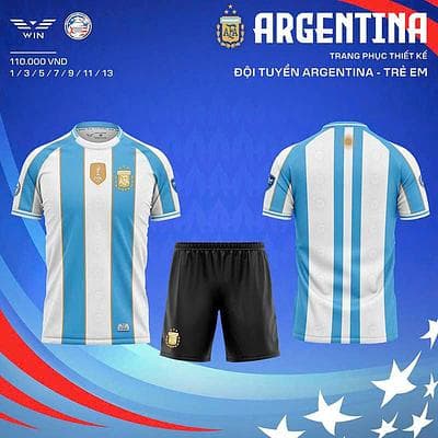 ARGENTINA TRẺ EM (SIZE 11-13)
