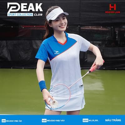 ÁO CẦU LÔNG PEAK CL09 (SIZE NỮ)