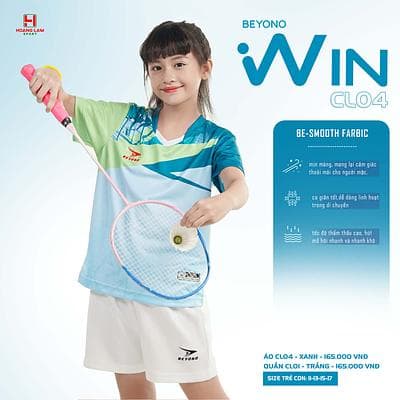 ÁO CẦU LÔNG TRẺ E CL04 