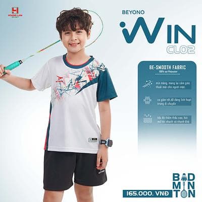 ÁO TRẺ E WIN CL02 - TRẮNG XANH 