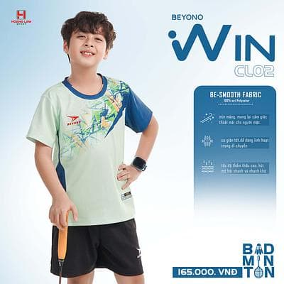 ÁO TRẺ E WIN CL02 - XANH LÁ