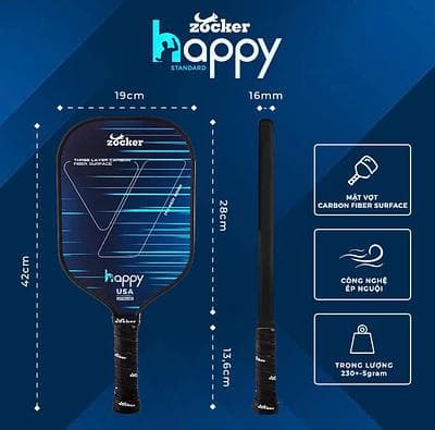 VỢT PICKLEBALL ZOCKER HP01