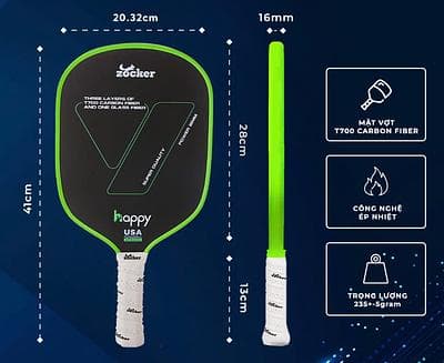 VỢT PICKLEBALL ZOCKER HP02