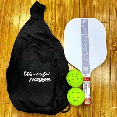 Vợt Pickleball Macarone (kèm 2 bóng) - TÍM NHẠT
