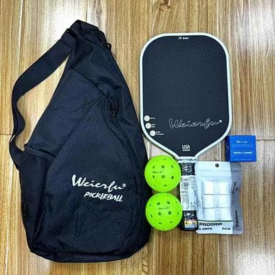 Vợt Pickleball 3K (Chỉ Kèm Theo Túi) - TRẮNG 