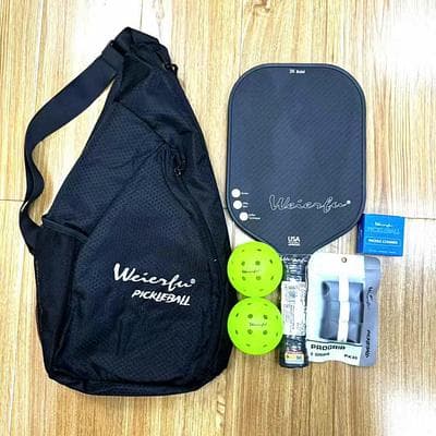 Vợt Pickleball 3K (Chỉ Kèm Theo Túi) - ĐEN