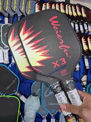 Vợt Pickleball X3 - ĐEN ĐỎ 