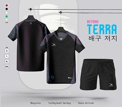Qa bóng chuyền Beyono Terra - NỮ - ĐEN