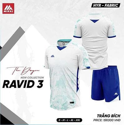 Quần áo mikal Ravid 3.0 (K5) - TRẮNG BÍCH