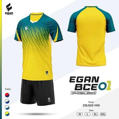 Qa bóng chuyền Egan 01 (Nam) - VÀNG