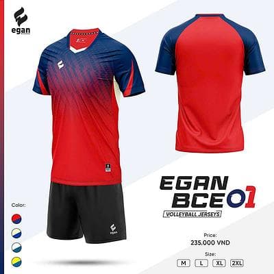 Qa bóng chuyền Egan 01 (NỮ) - ĐỎ