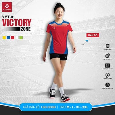 Quần Áo Bóng Chuyền HACORIO - VICTORY - ZONE (VMT - 01 - Nữ)