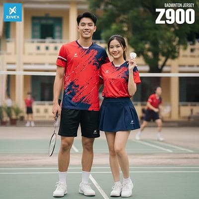 Áo Cầu Lông, Bóng Chuyền, Pickleball Zinex - Z900 (Nam)