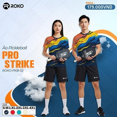 Áo Pickleball ROKO - PRO STRIKE (PKB - 02) - Nam