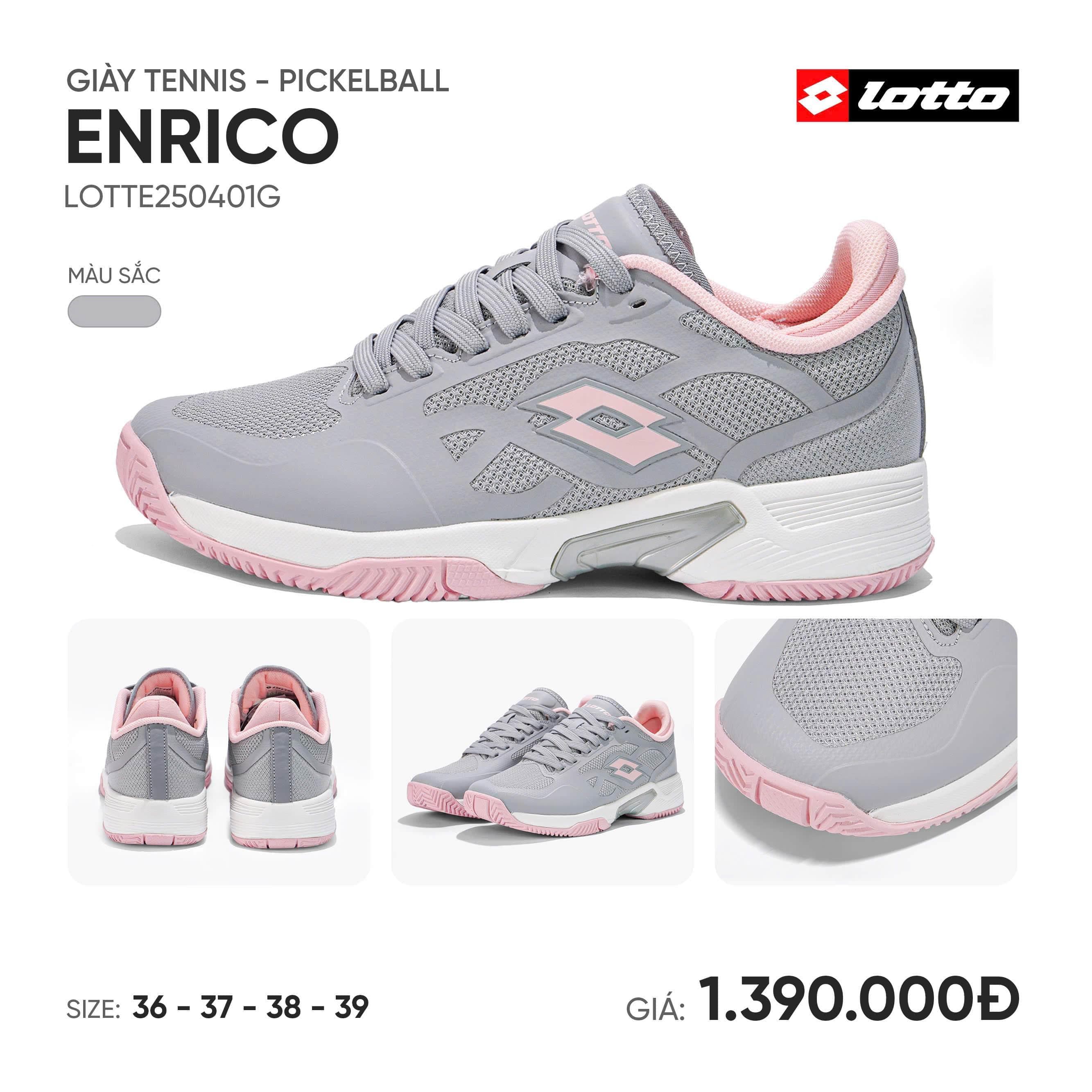 Giày Pickleball Lotto ENRICO - GREY