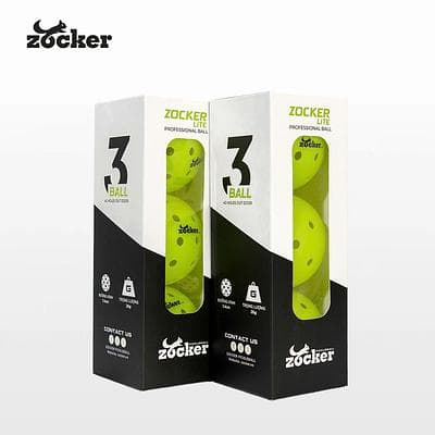 Bóng thi đấu zocker (hộp 3 quả)
