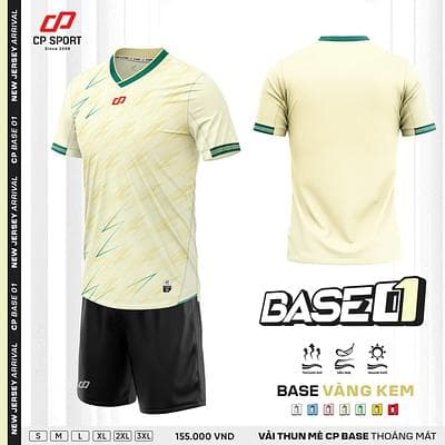 Quần áo CP BASE  - VÀNG KEM