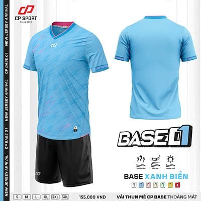 Quần áo CP BASE  - XANH BIỂN