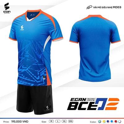 Quần áo bóng chuyền BCE02 (NAM) - BÍCH