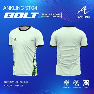 Quần Áo Bóng Đá BOLT - Màu Xanh Chuối