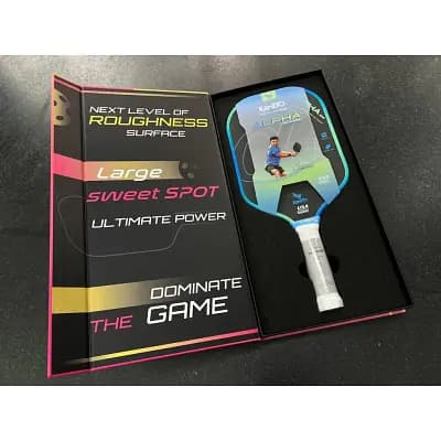 Vợt Pickleball Kamito Alpha - Xanh Da Trời- Bạc Hà