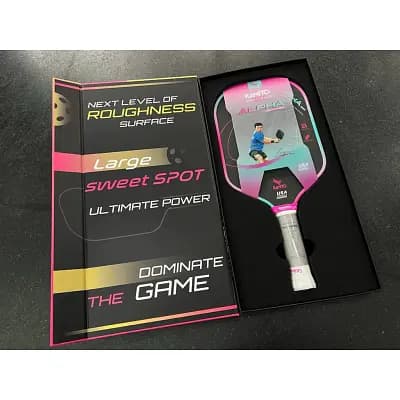Vợt Pickleball Kamito Alpha - Xanh Nước Biển-Hồng