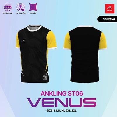 Quần Áo Bóng Đá VENUS - Đen Vàng