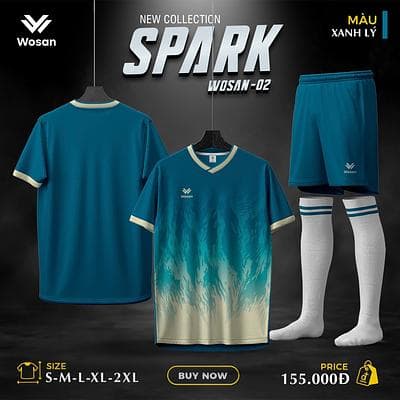 Quần áo bóng đá wosan SPARK