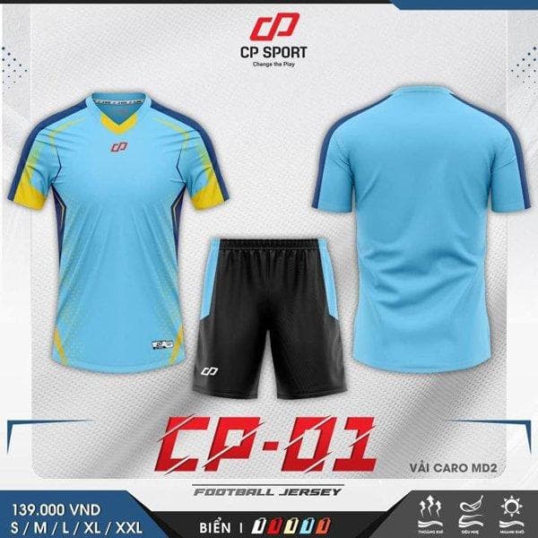 Quần áo CP 01 - Xanh biển