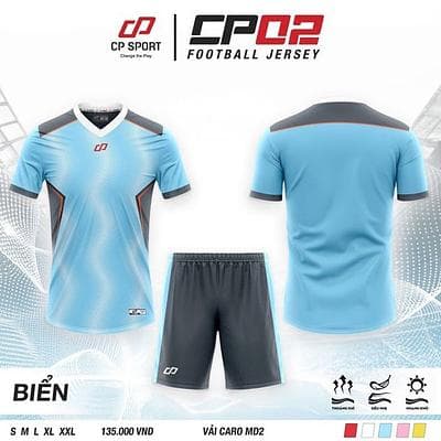 Quần áo CP 02 - XANH BIỂN