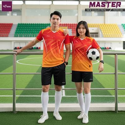 Bộ Quần Áo Bóng Đá Yoyo Master - Đỏ