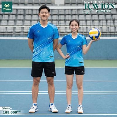 QA BÓNG CHUYỀN RAVION NAM - XANH BÍCH