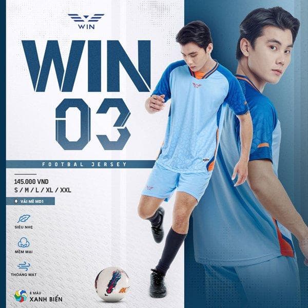 QUẦN ÁO WIN 03 - XANH BIỂN