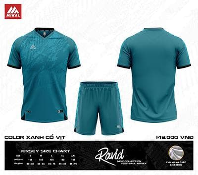 Quần áo MK RAVID - XANH CỔ VỊT