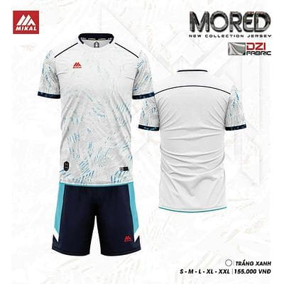 Quần áo MIKAL MORED - TRẮNG XANH DA