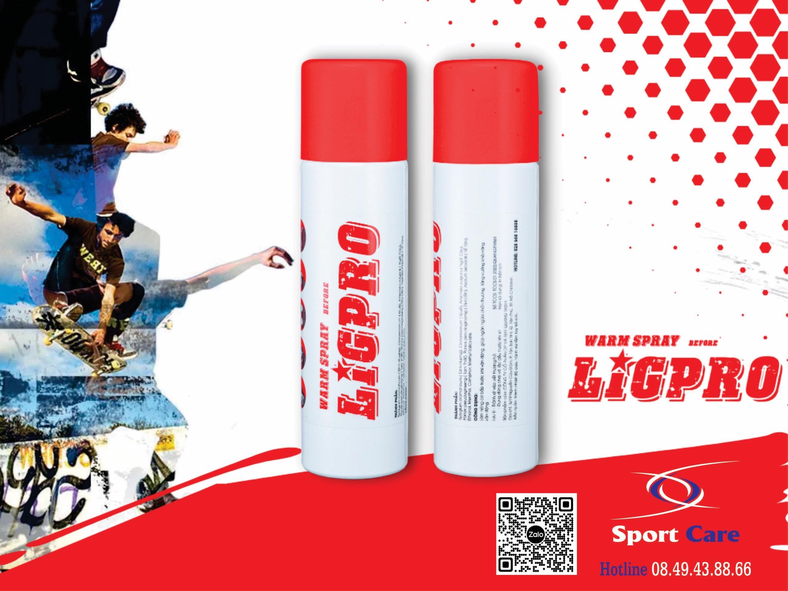 Xịt nóng LIGPRO - Xịt nóng LIGPRO