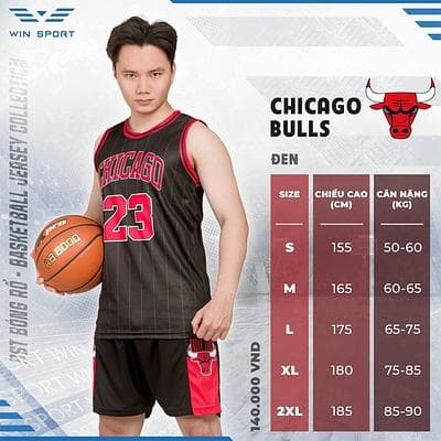 QUẦN ÁO BÓNG RỔ WIN SPORT - ĐEN