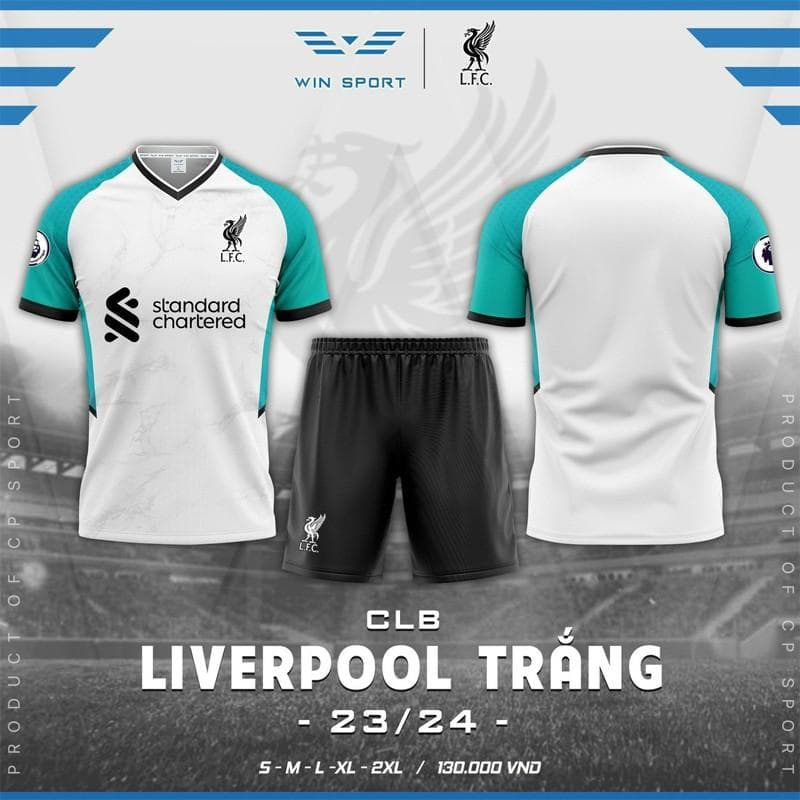 Quần Áo CLB Liverpool 23/24 - TRẮNG