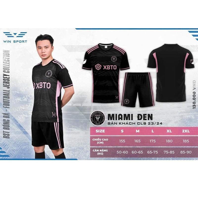 Quần Áo CLB MIAMI 23/24 - ĐEN