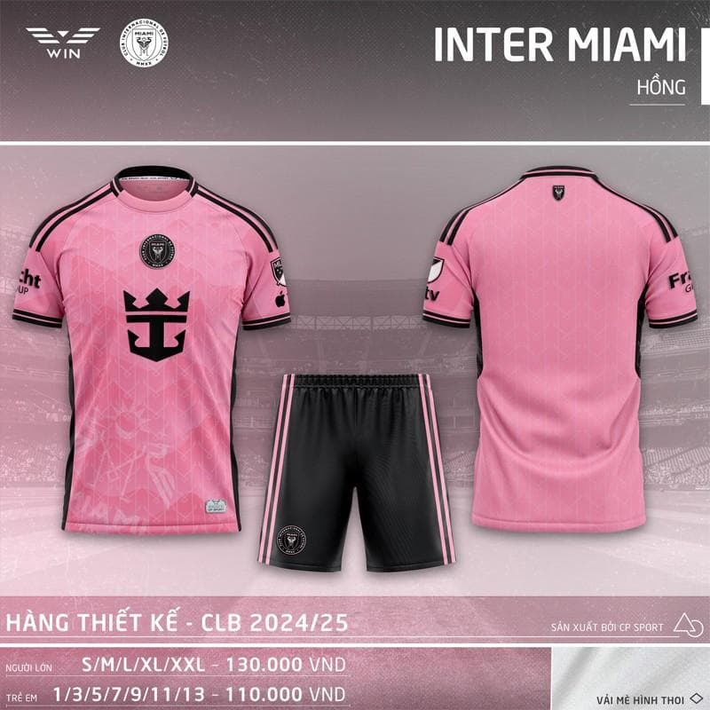 Quần Áo CLB MIAMI 24/25 - HỒNG