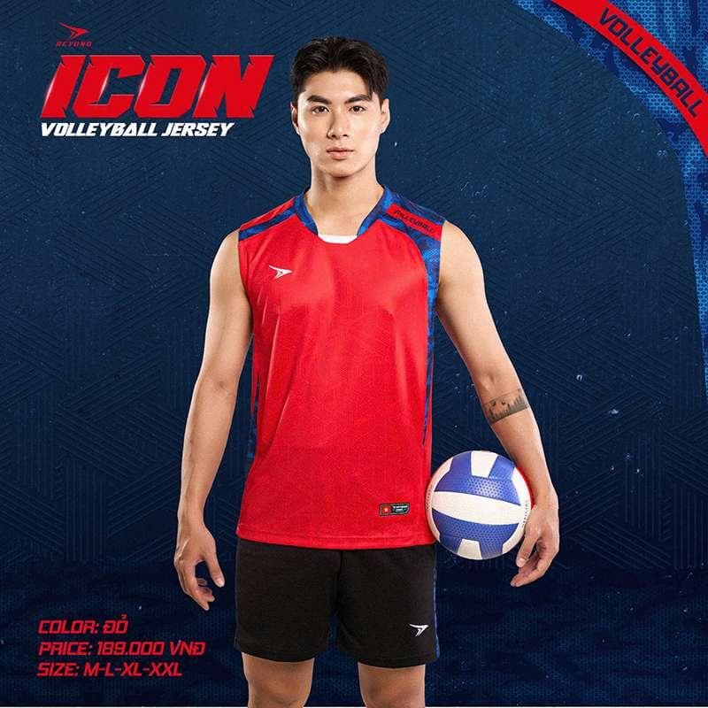 Qa Bóng Chuyền Beyono ICON NAM - ĐỎ