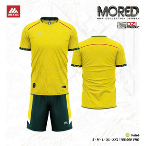 Green double couch with wooden legs