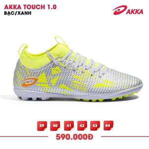 Green double couch with wooden legs