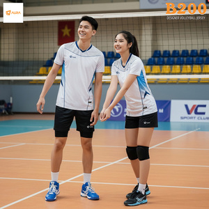 Green double couch with wooden legs