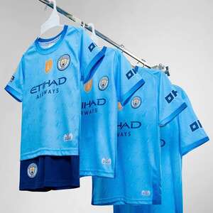 Green double couch with wooden legs